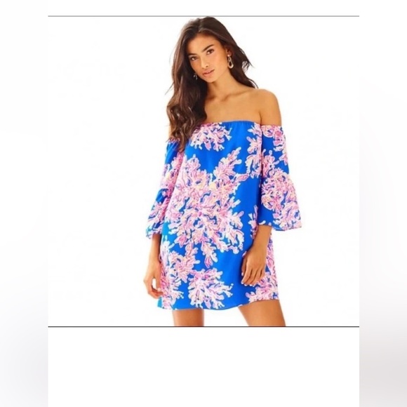 Lilly Pulitzer Sanilla Silk Dress XXS NWT - Picture 3 of 5